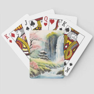 Jeu De Cartes Zen Watercolor House Poker Cards