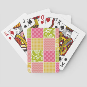 Jeu De Cartes Zigzag, Chevron, Pois, En vichy, Patchwork
