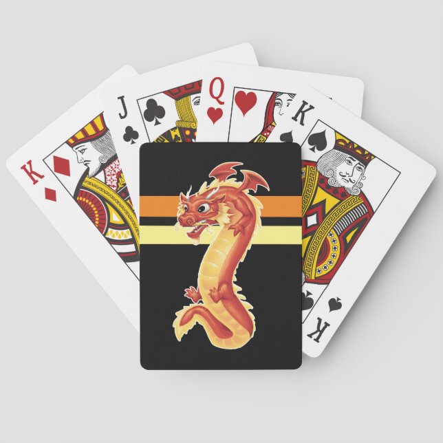 Jeu De Cartes Zippy Dragon (dos)