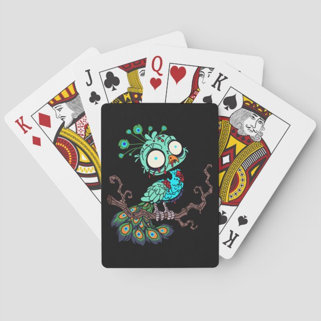 Jeu De Cartes Zombie Peacock (dos)