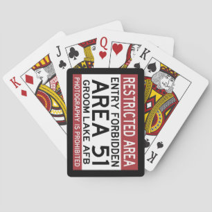JEU DE CARTES ZONE 51 ENTRÉE INTERDITE