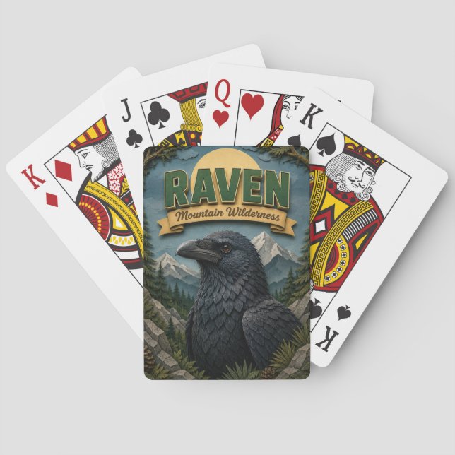 Jeu De Cartes Zone sauvage du mont Raven POPCUT (dos)