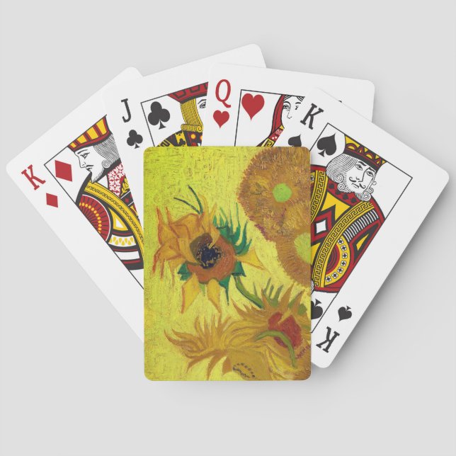 Jeu De Cartes Zonnebloemen (Van Gogh) (dos)