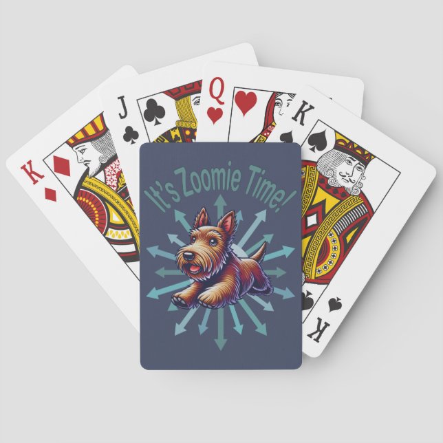 Jeu De Cartes Zoomie Time Brown Scotty (dos)