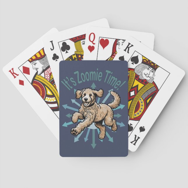 Jeu De Cartes Zoomie Time Golden Doodle (dos)