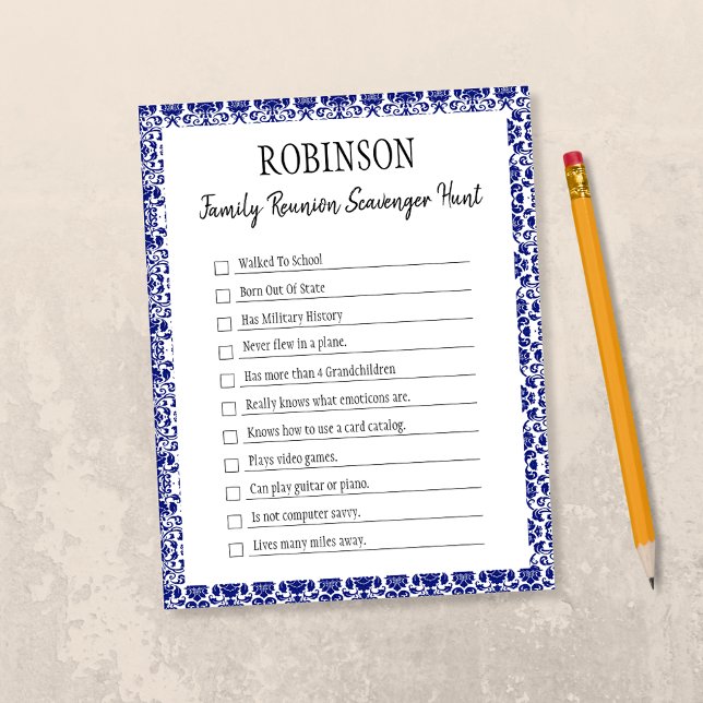 Jeu de chasse au trésor de la Réunion familiale 3 (Créateur téléchargé)