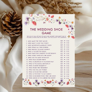 Jeu de chaussures de douche de mariage à fleurs sa