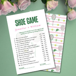Jeu de chaussures de mariage Tennis Jeu de Baby Sh