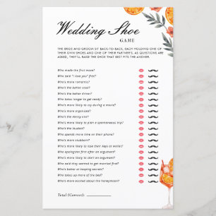 Jeu de chaussures mariage Aperol Spritz Fête des m