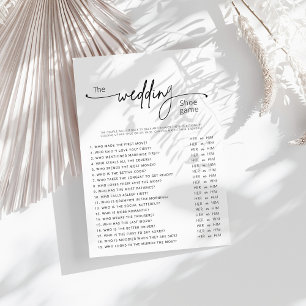 Jeu de chaussures mariage, jeu de Fêtes des mariée