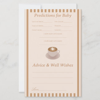Jeu de conseils et de prédictions pour Baby Brewin