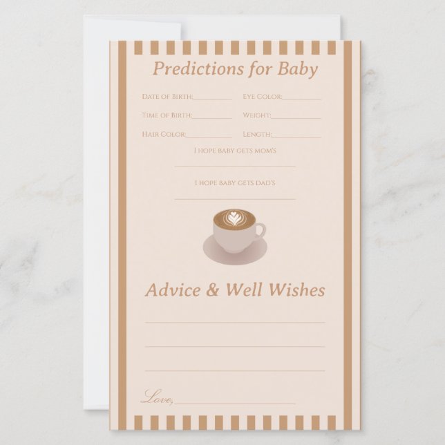 Jeu de conseils et de prédictions pour Baby Brewin (Devant)