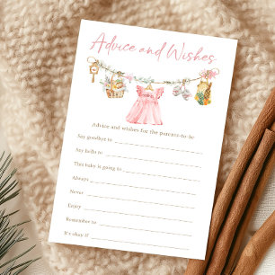 Jeu de conseils et de vœux pour fille née localeme