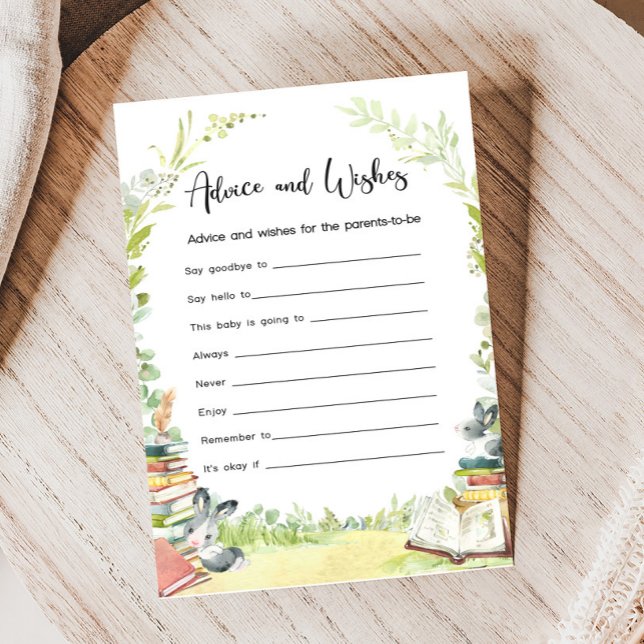 Jeu de conseils et de vœux pour la douche de nouve (Storybook Baby Shower Game)