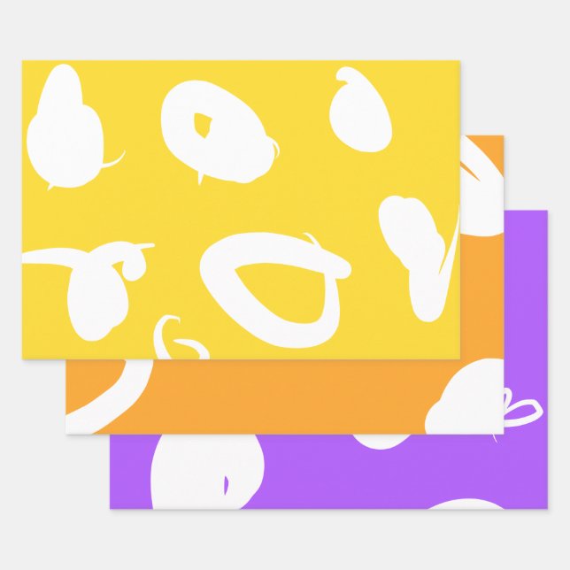 Jeu de couleurs complémentaire Feuilles plates Pap (Lot)