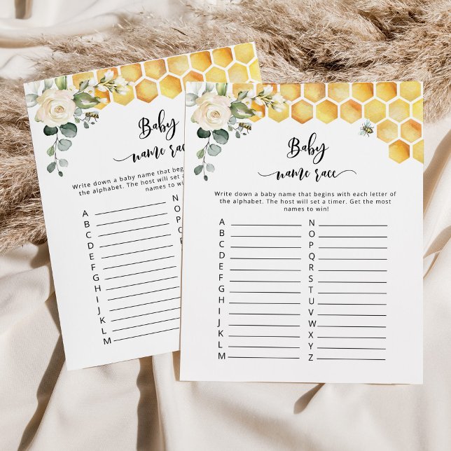 Jeu de course de nom de bébé Maman abeille (Créateur téléchargé)