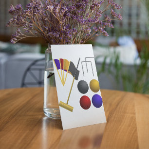 Jeu De Croquet Invitations