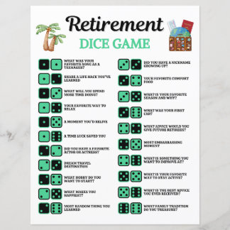 Jeu de dés pour la retraite