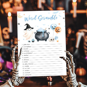 Jeu de désordre de mots Blue Ghost Little Boo
