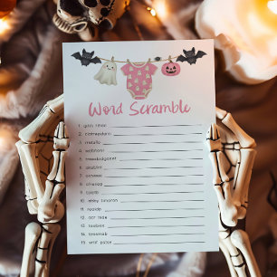 Jeu de désordre de mots de linge de Petit Boo Rose