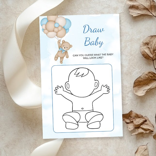 Jeu de dessin de bébé ours en peluche (Créateur téléchargé)
