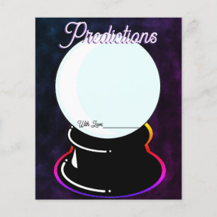 Jeu de dessin de prédiction de boule de cristal