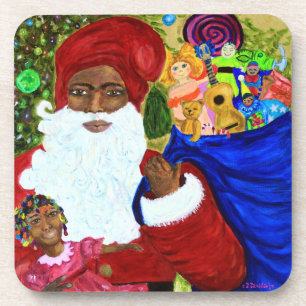 Jeu de Dessous de verre de concepteurs Père Noël n
