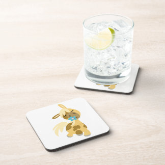 Jeu de Dessous de verre de pivoine bleu et de cart