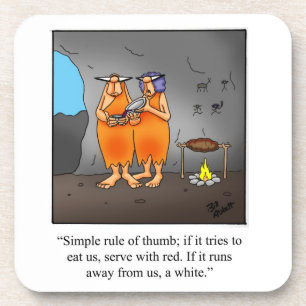 Jeu de Dessous de verre d'Humours à vin amusant