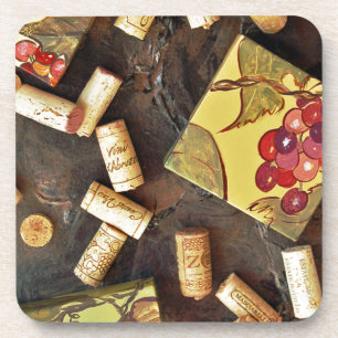 Jeu de Dessous de verre Vin Time Corks