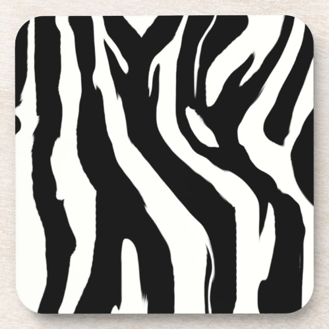 Jeu de Dessous de verre Zebra (Devant)