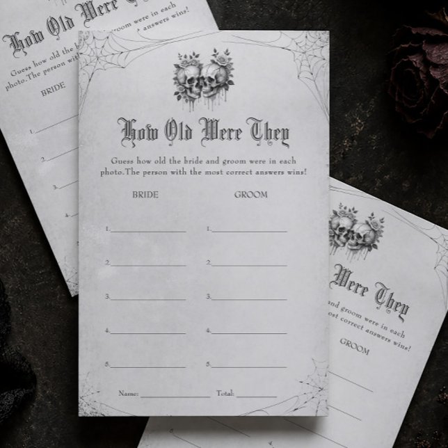Jeu de devinette d'âge pour la fête prénuptiale d' (Créateur téléchargé)