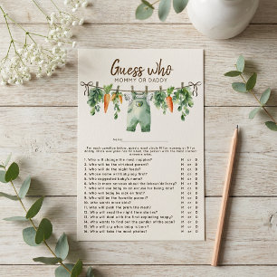 Jeu de devinette de bébé cultivé local pour Baby S