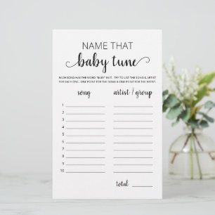 Jeu de devinette de berceuse pour bébé Jeu de fête