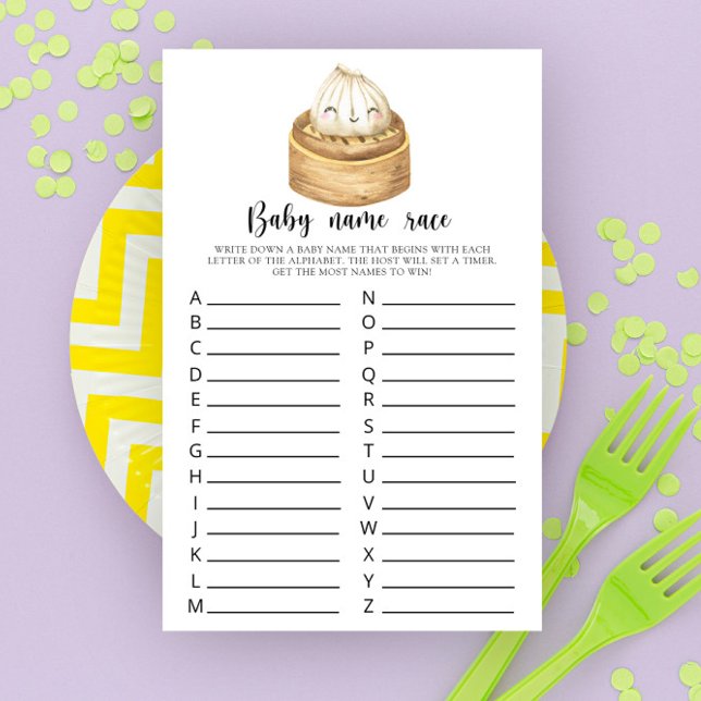 Jeu de devinette de nom de bébé pour une baby show (Créateur téléchargé)