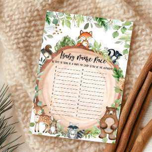 Jeu de devinette de prénom pour Baby Shower sur le