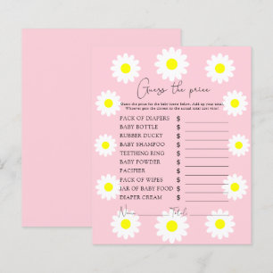 Jeu de devinette de prix de marguerite de fleurs s