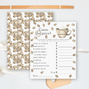 Jeu de devinette de prix pour Baby Shower autour d
