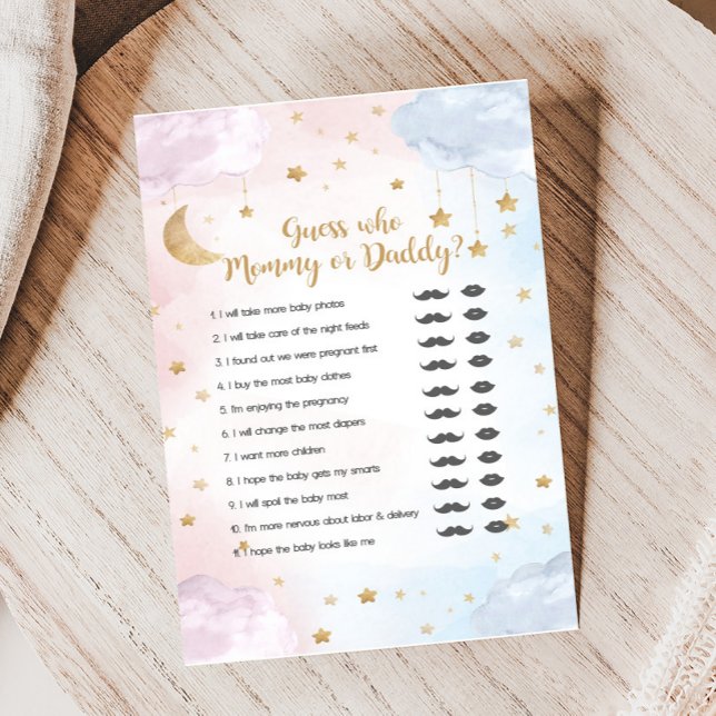 Jeu de devinette de révélation du sexe de Bébé Twi (Twinkle Little Star Gender Reveal Game)