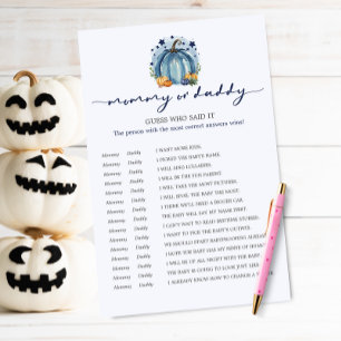 Jeu de devinette pour Baby Shower Garçon Petit Cit