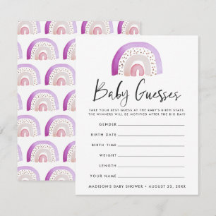 Jeu de devinette pour Baby Shower sur le thème d'a