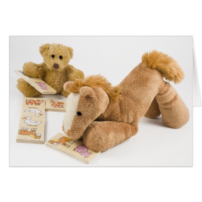 Jeu de dominos Ted et Horse (Devant horizontal)