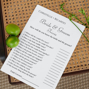Jeu de douche nuptiale pour mariée et mariée