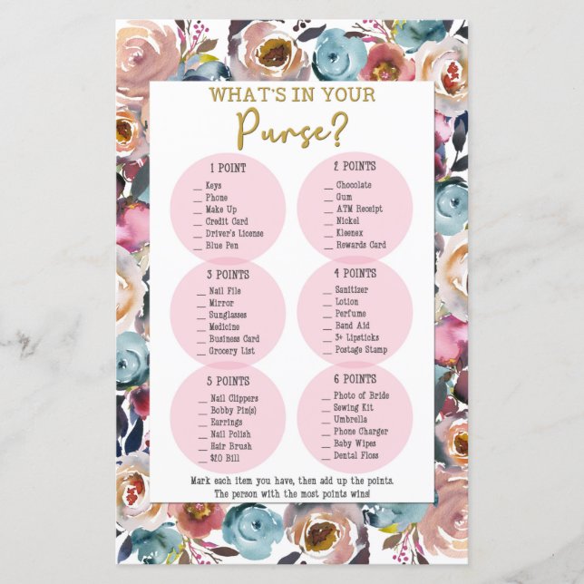 Jeu de douche Qu'est-ce que vous avez dans votre s (Devant)