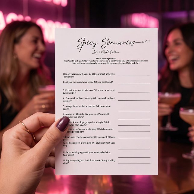 Jeu de fête de bachelor pour Scénarios Épicés (Créateur téléchargé)