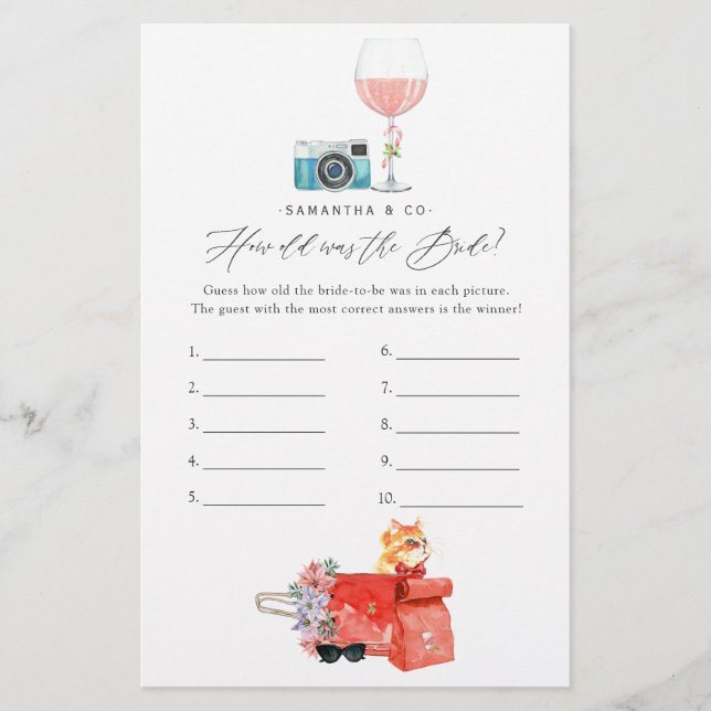 Jeu de fête de fiançailles de Noël de film rétro (Devant)