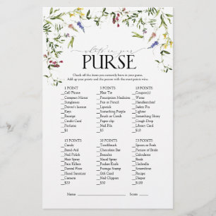 Jeu de Fête des mariées d'aquarelle Fleur sauvage 