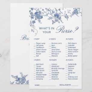 Jeu de Fête des mariées de Jardin Victorian Blue