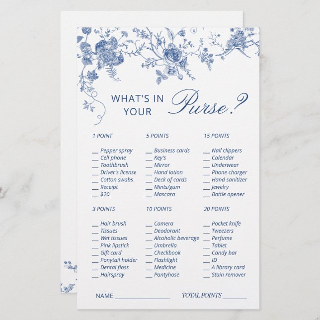 Jeu de Fête des mariées de Jardin Victorian Blue (Devant / Derrière)