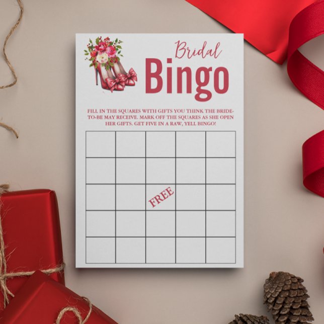 Jeu de Fête des mariées de Noël de Bingo nuptiale (Créateur téléchargé)